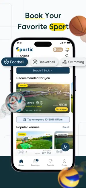 Sportic: Book Your Sports screenshot 1