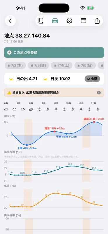 つりウェザ screenshot 9 of 10