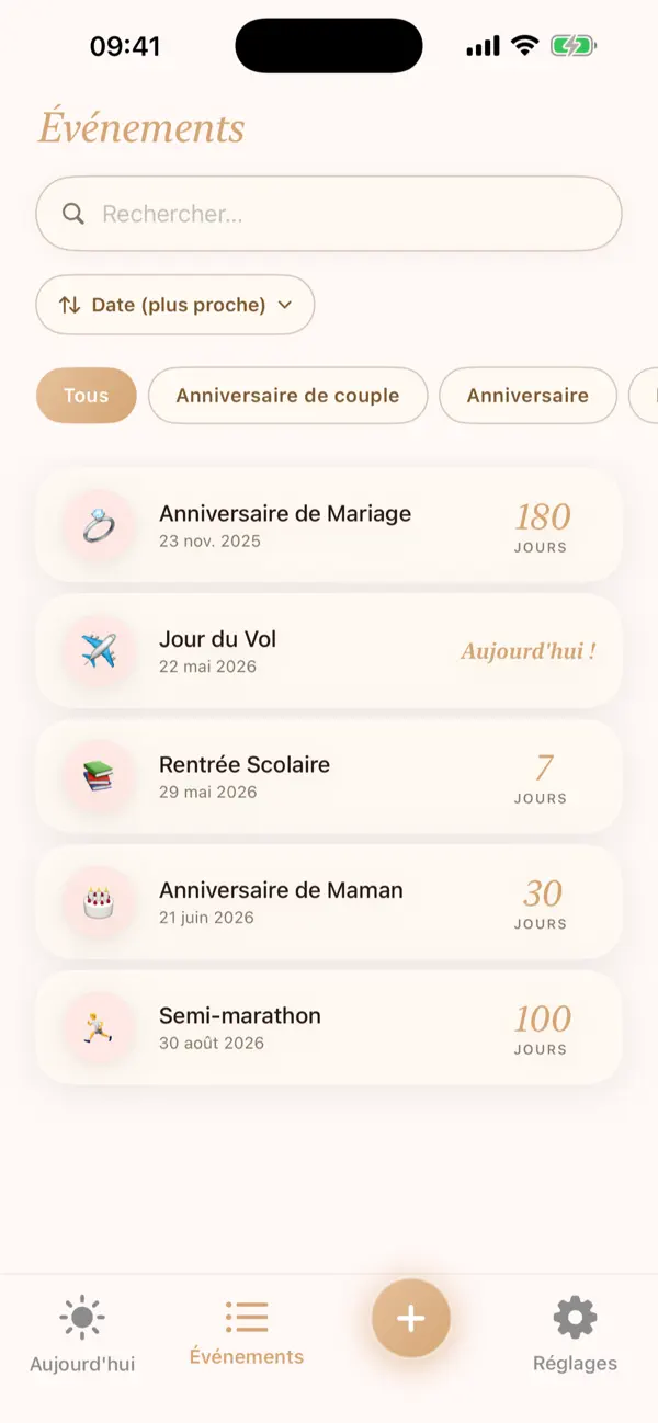Screenshot #3 pour DayCapsule : Compte à Rebours