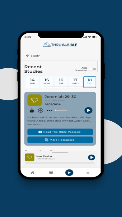 THRU the BIBLE Study App Screenshot