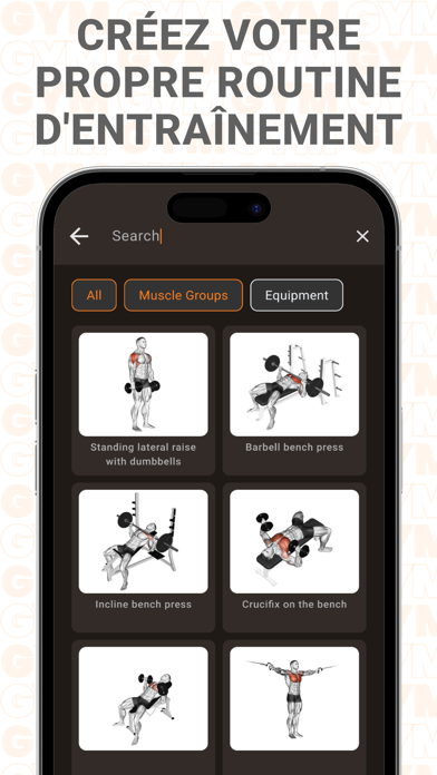Screenshot #3 pour Gym WP - Musculation Exercices