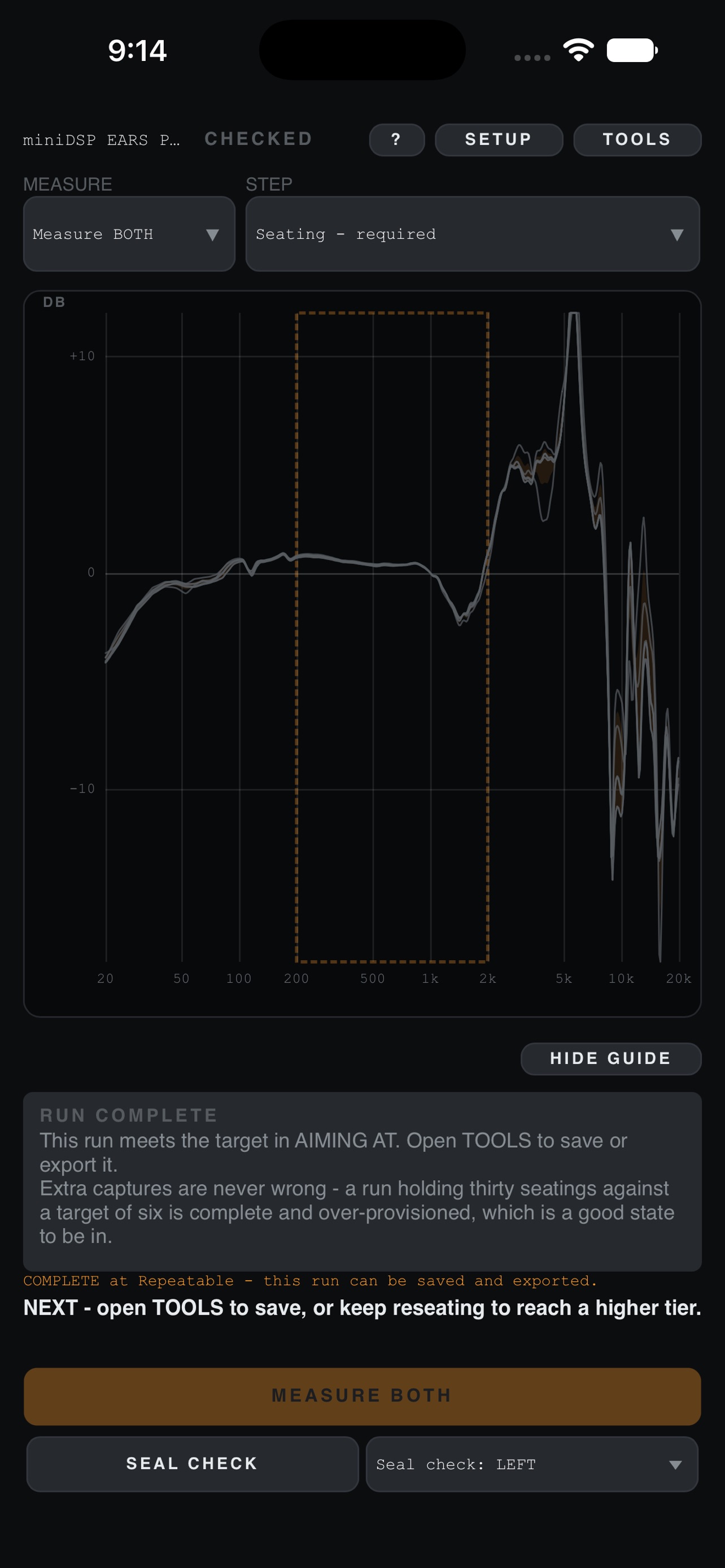 Screenshot 2 of Caliper: Headphone Measurement