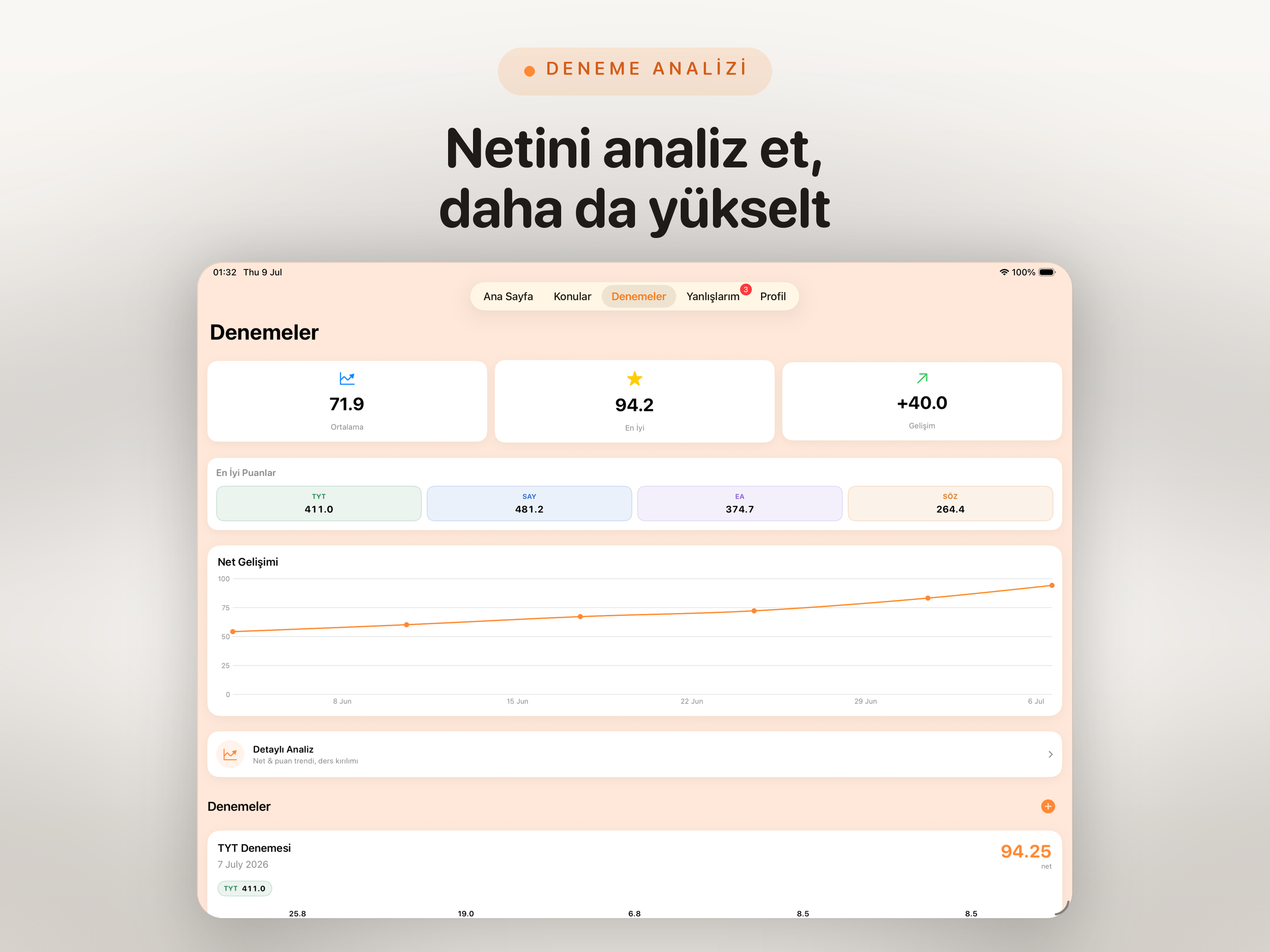 Sinavify: YKS 2027 Hazırlık screenshot 12