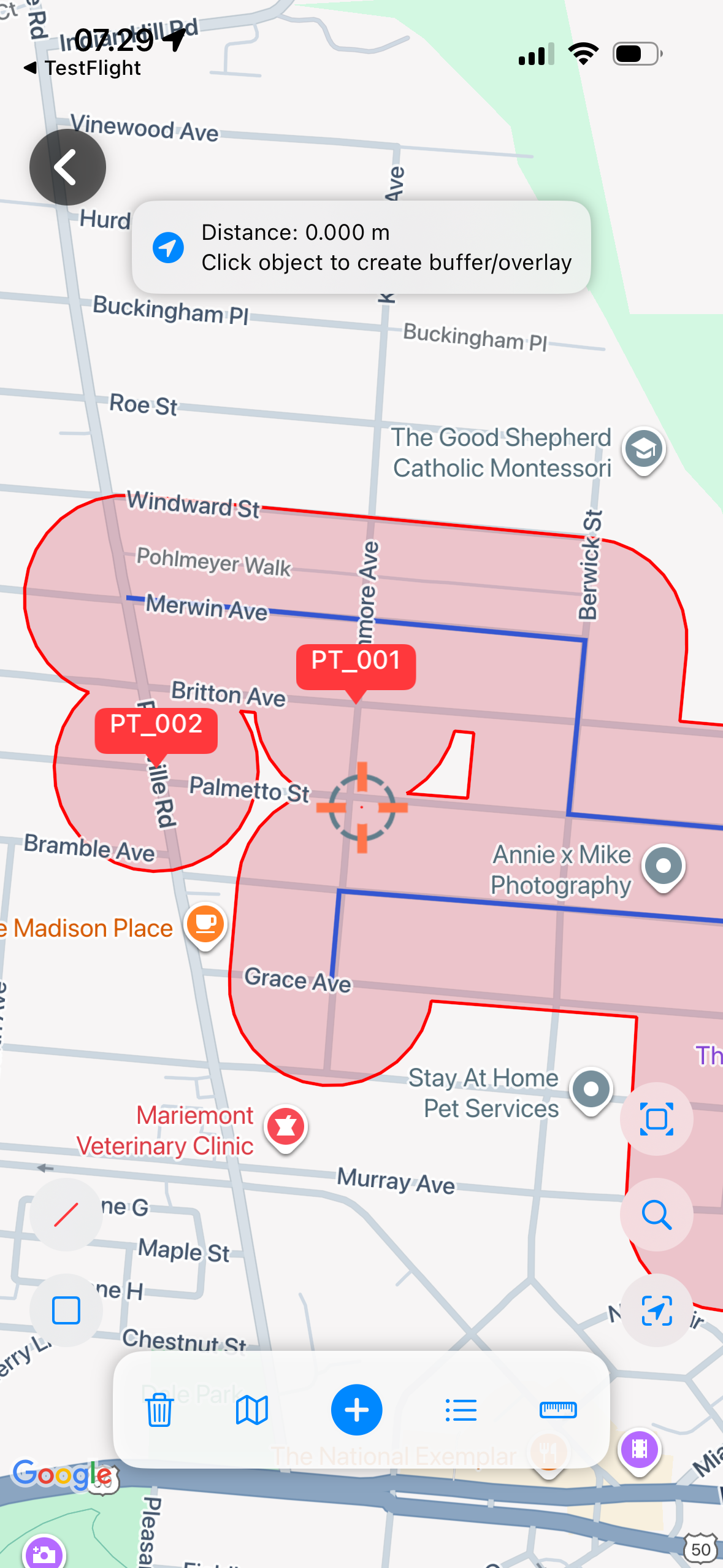 UTM Geo Map Y2Tech