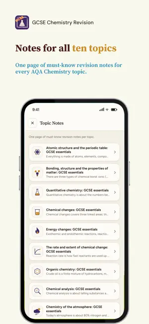 GCSE Chemistry Exam Revision screenshot 2