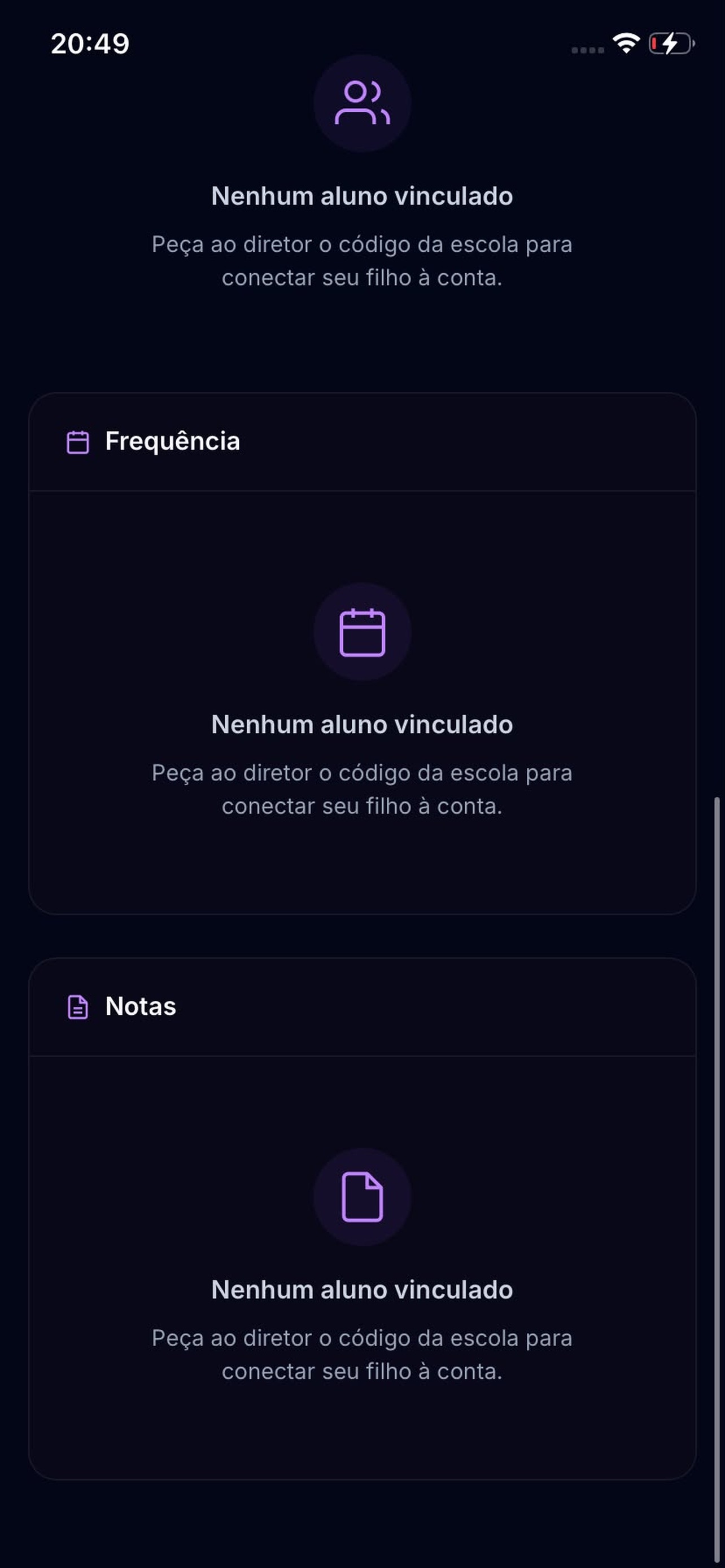 Screenshot 3 of Diários Escolares