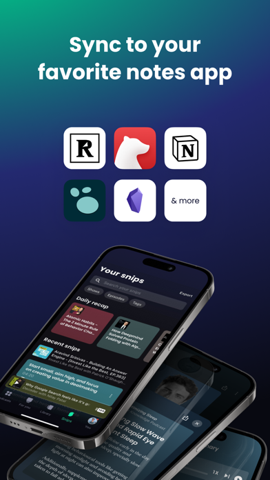 Snipd | AI Podcast Playerのおすすめ画像3