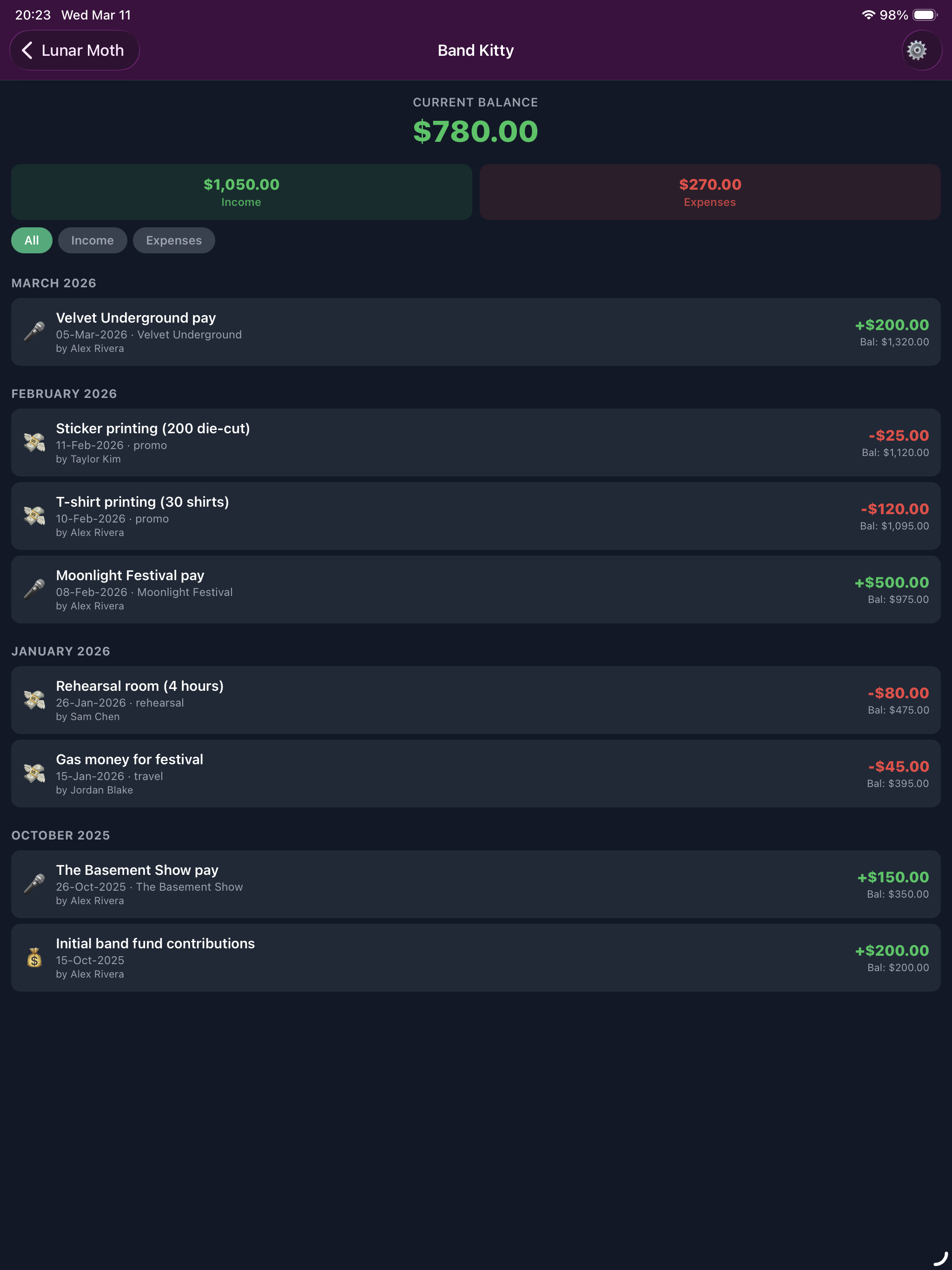 BandChat - Band Manager
