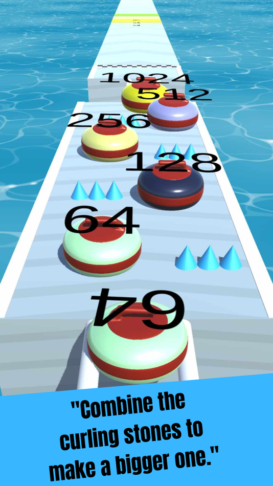 #1. Curling Curling 3D (iOS) 由: 6uo Games