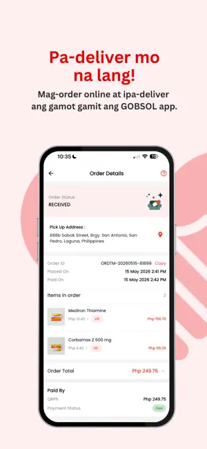 GOBSOL App iPhone screenshot 6