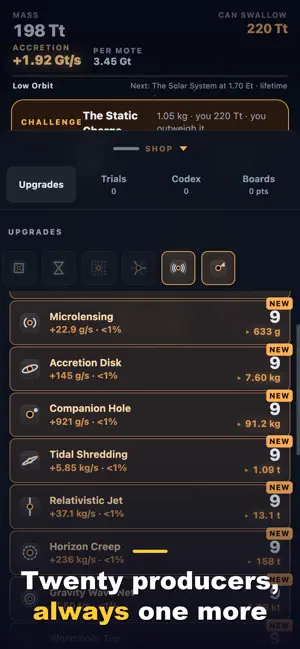 Singularity: Black Hole Idle screenshot 4