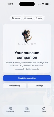 Musaium iPhone screenshot
