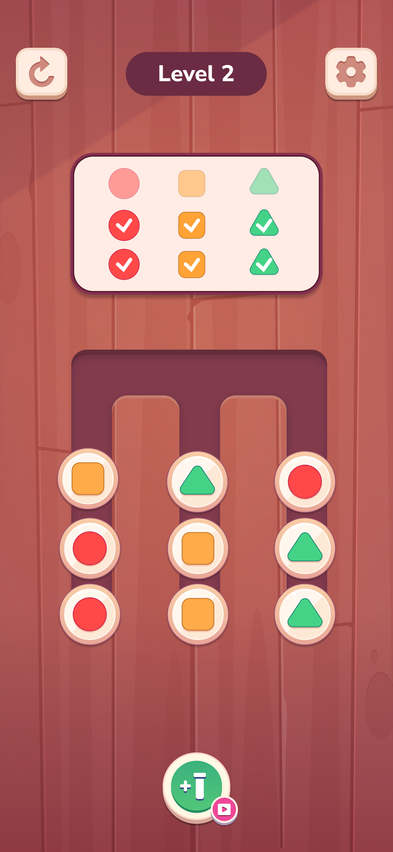 Color Shape Sort Puzzle