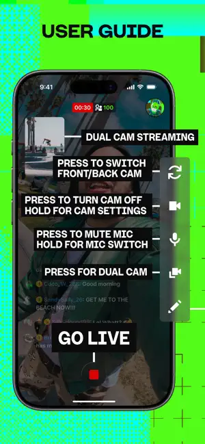 KICK - Go Live iPhone screenshot 5