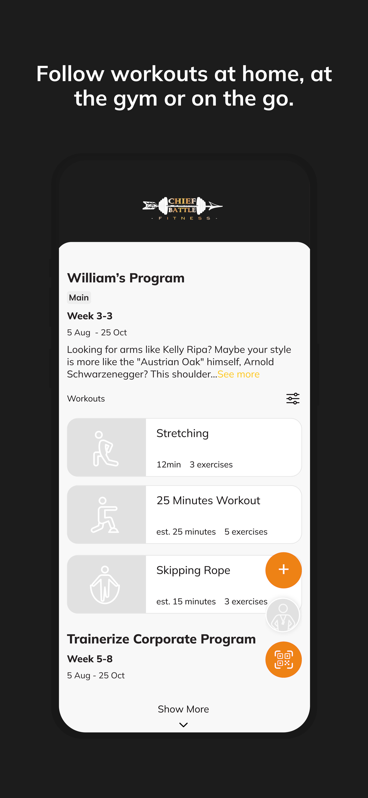 Chief Battle Fitness screenshot 3