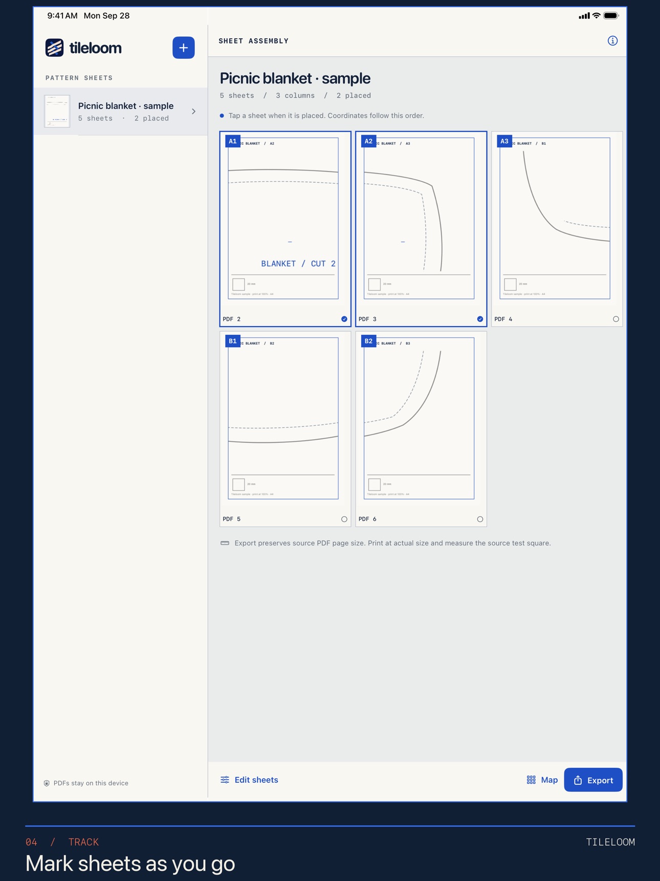 Screenshot 9 of Tileloom Pattern Sheets