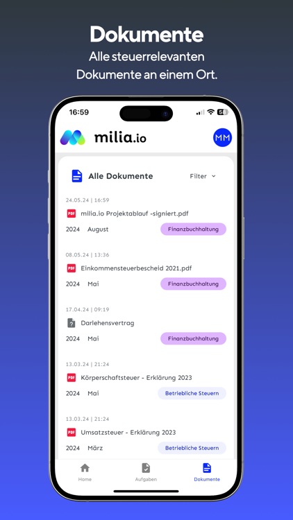 milia - Ihr Steuerportal