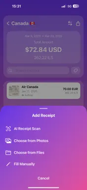 Receipt Manager AI screenshot 2