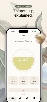 Pekoe: Tea Timer & Journal screenshot 1