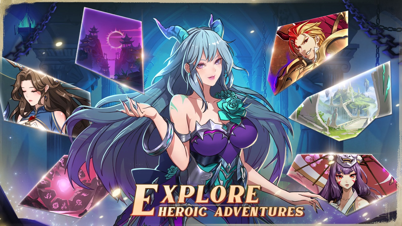 Mythic Heroes: Idle RPG iOS Mod IPA screenshot 1 - iOS game interface