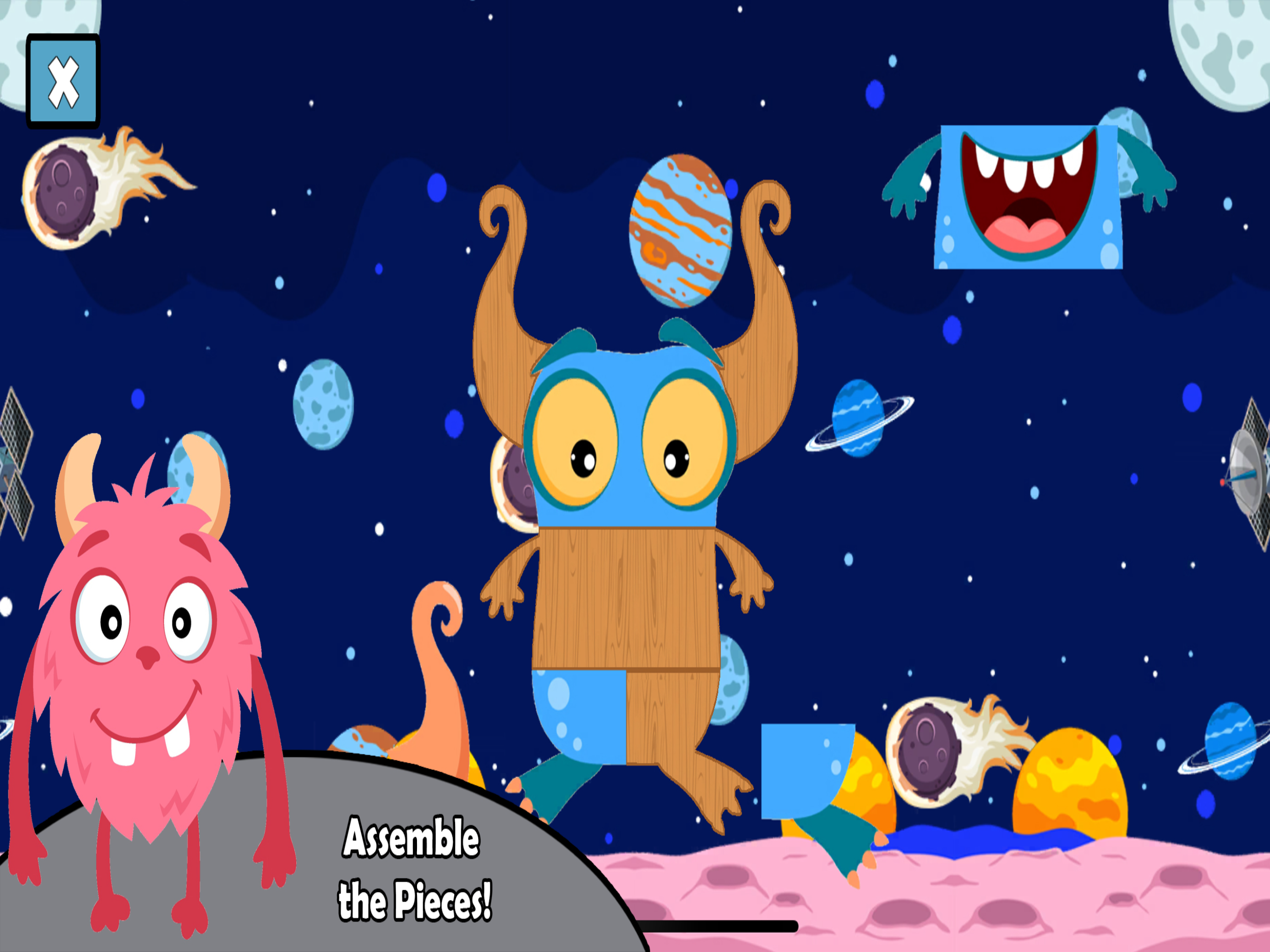 Cute Monster Block Puzzle