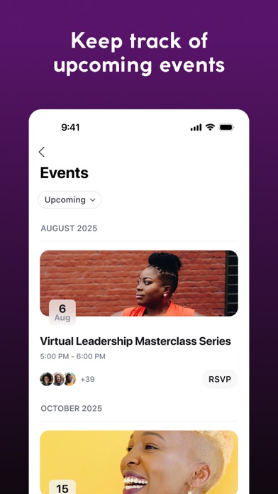 Black Women in Exec Leadership iPhone screenshot 4 - Social Networking app