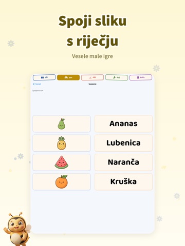 Pčelko - Uči bosanski Bosnian iPad screenshot