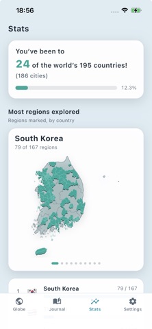 Globemark: Places I've Been Screenshot 5 of 5