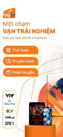 MyTV: Bóng Đá, Xem Phim, Tivi iPhone screenshot 1
