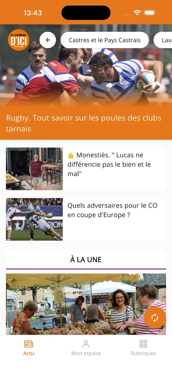 Screenshot #1 pour Le Journal d'Ici