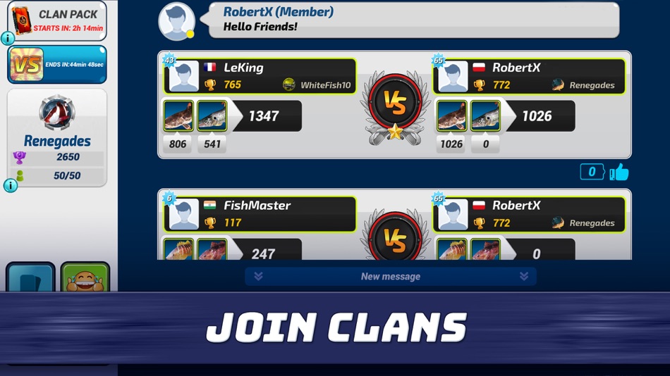 #7. Fishing Clash: Sport Simulator (iOS) Bởi: Ten Square Games S.A.