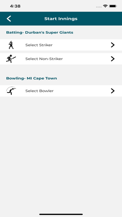 Cricket 21 Scorer Lite Screenshot