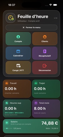 ALM Pointage screenshot