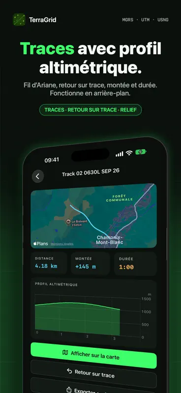 TerraGrid: MGRS軍用GPSナビ screenshot 6 of 10