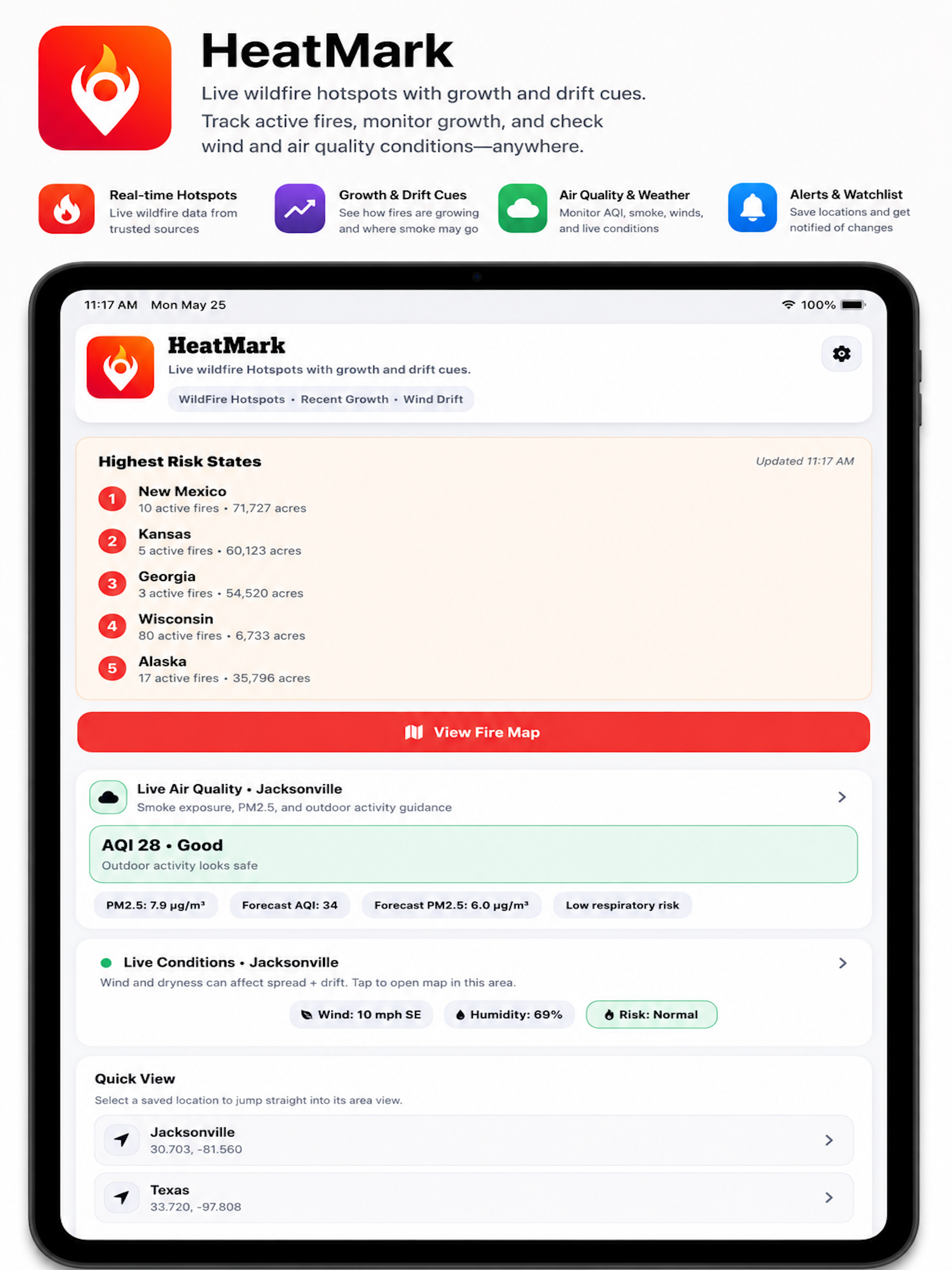 HeatMark: Fire Tracker