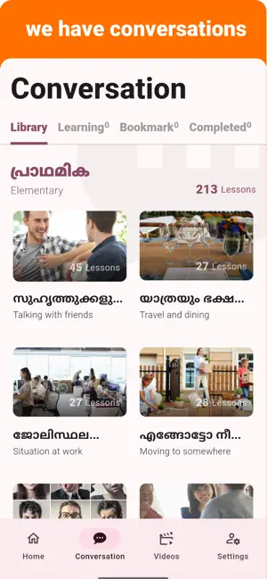 Malayalam - Listening Speaking screenshot 2