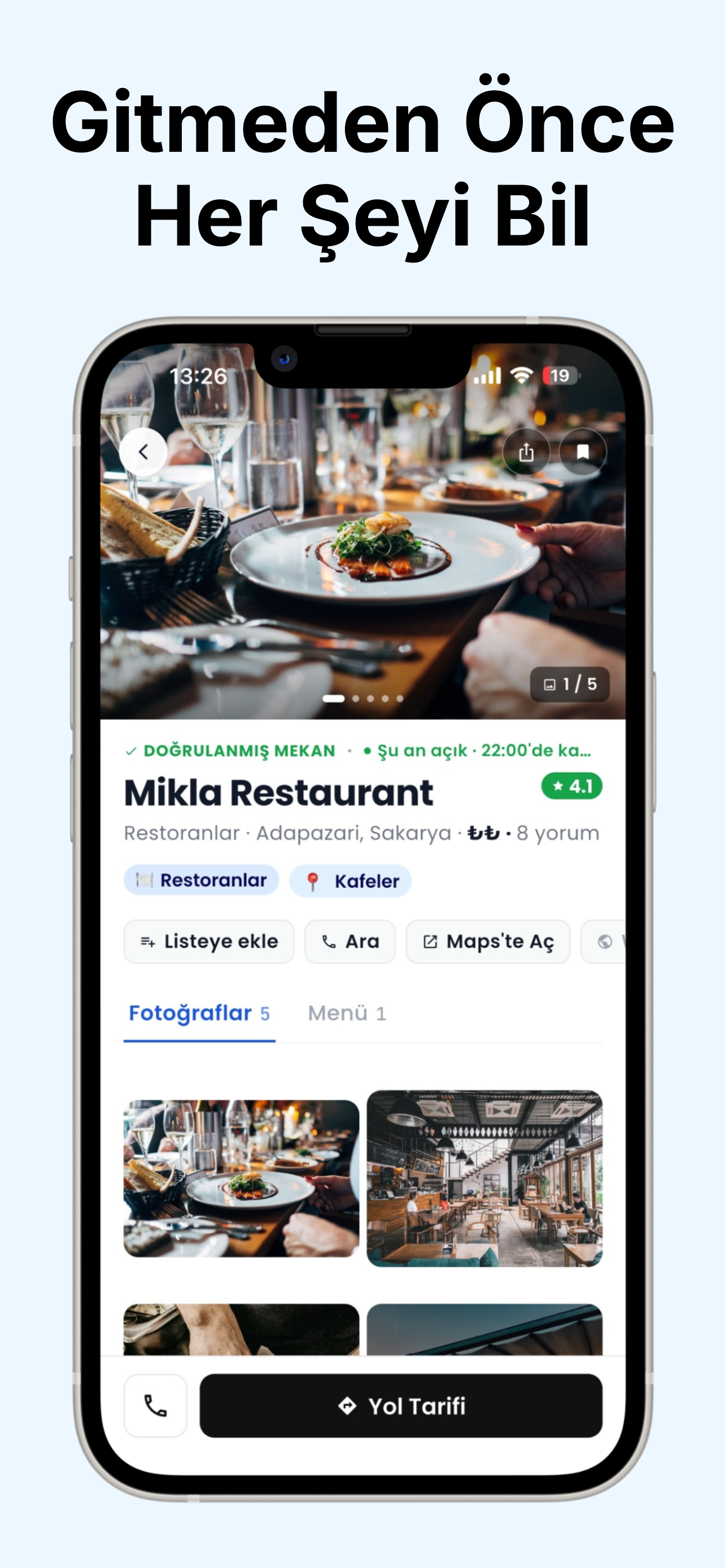 Pinnle: Restoran Keşfet screenshot 4