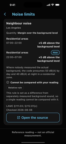 Sound Level · Baro iPhone screenshot