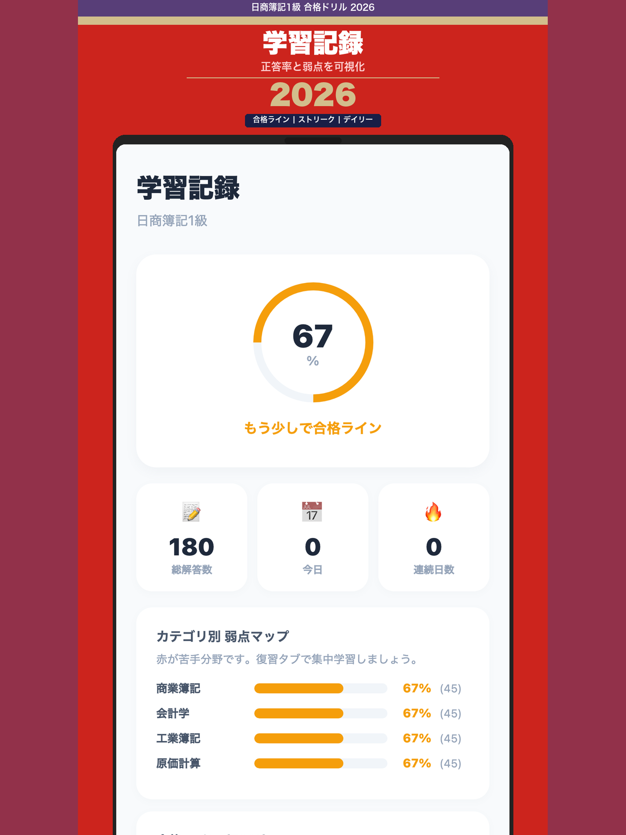 簿記1級合格ドリル screenshot 12