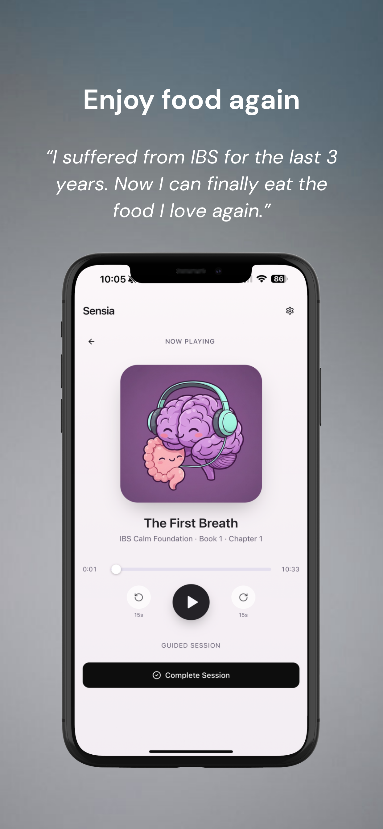Sensia: IBS Hypnotherapy screenshot 4