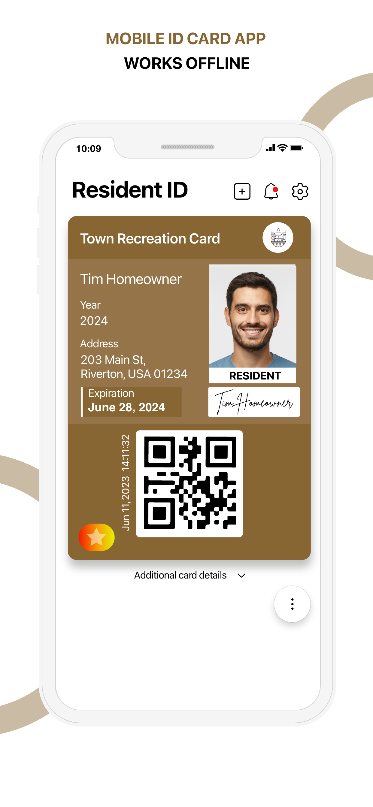Resident ID: Town/City ID Card