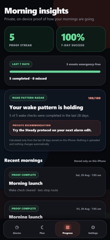 Wakebound: Barcode Alarm iPhone screenshot