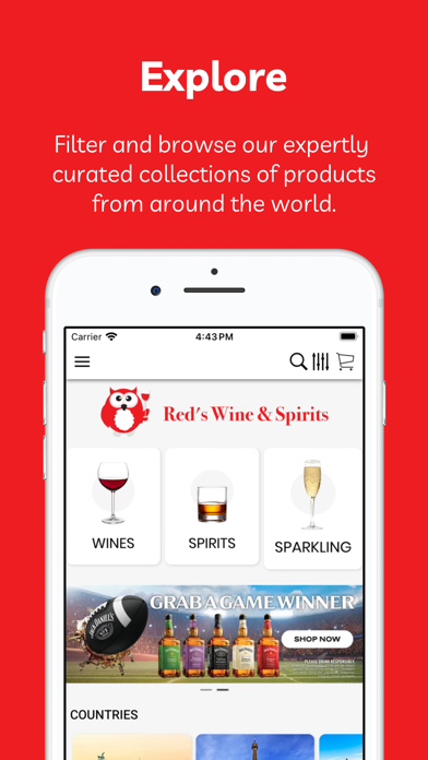 Screenshot #1 pour Red's Wine & Spirits LLC