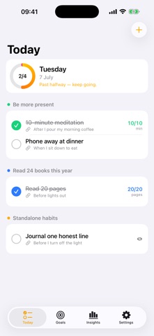 Reason: Habit Tracker screenshot