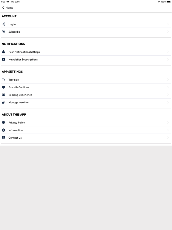 App screenshot