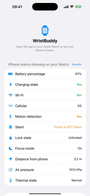 WristBuddy screenshot 1