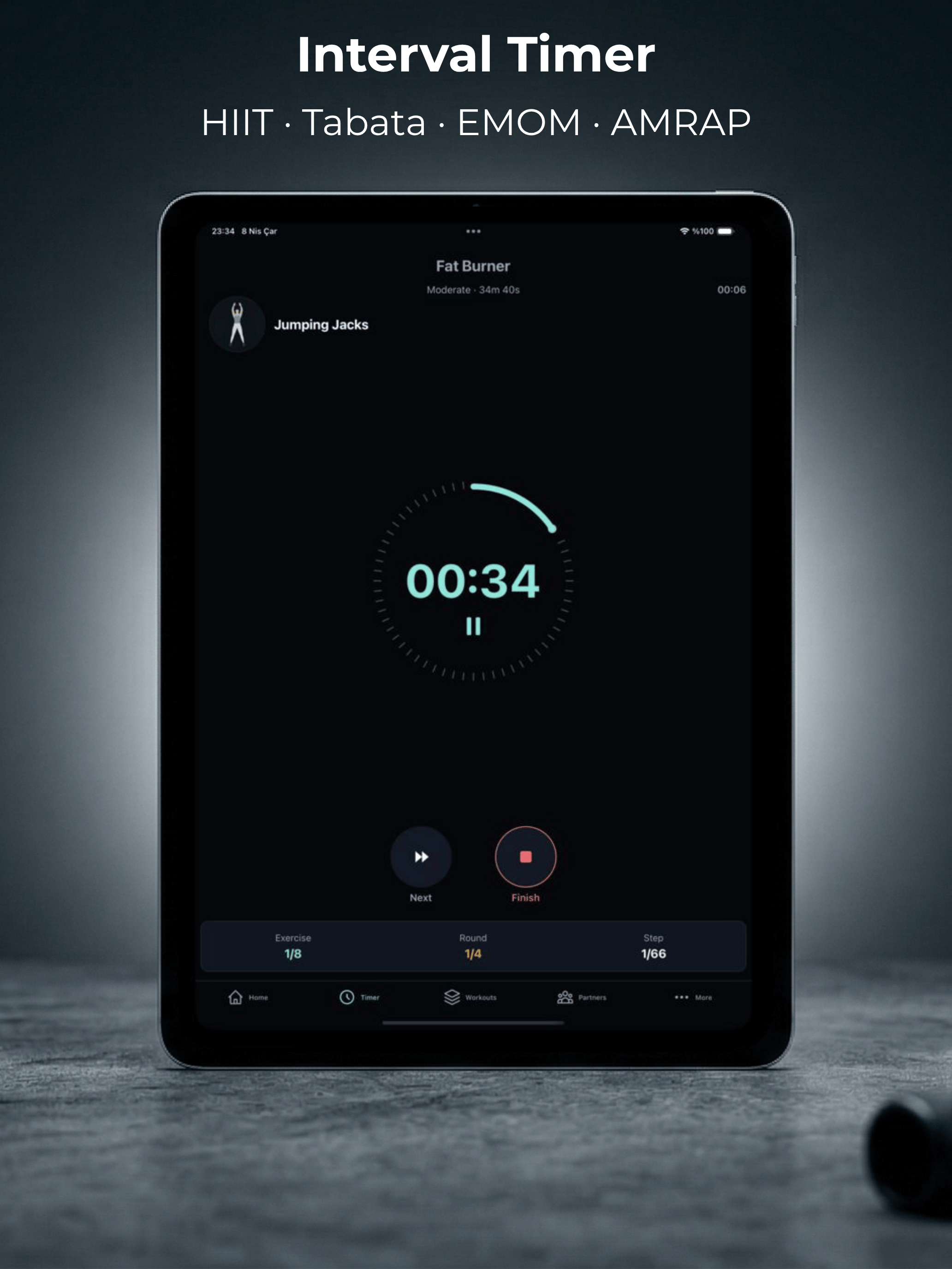 BlackPulse: HIIT Workout Timer