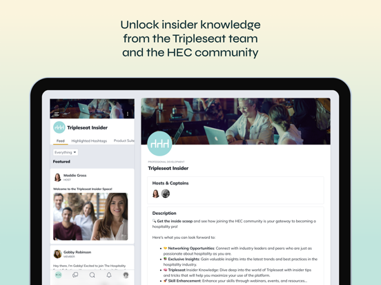 Hospitality Event Collective iPad screenshot 5 - Social Networking app