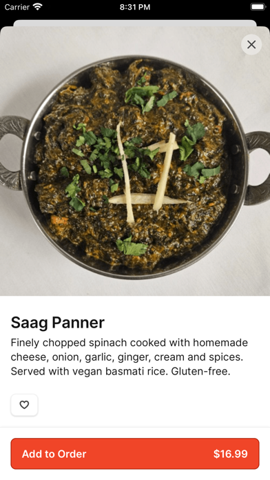 Kripa Indian & Nepali cuisine Screenshot