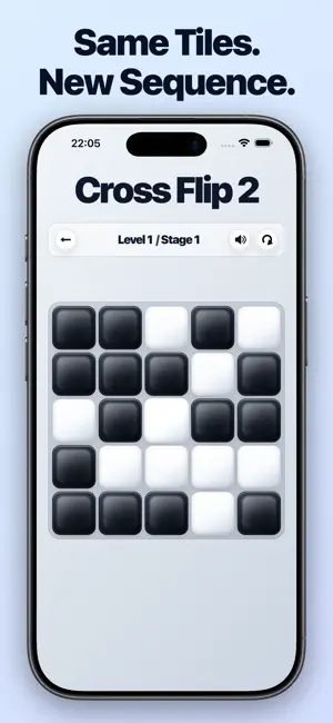 Cross Flip2: Grid Brain Teaser screenshot 2